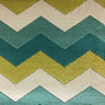 Cut Velvet Upholstery Fabric Longwood Bold Chevron