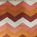 Cut Velvet Upholstery Fabric Longwood Bold Chevron