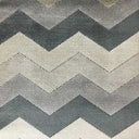 Cut Velvet Upholstery Fabric Longwood Bold Chevron