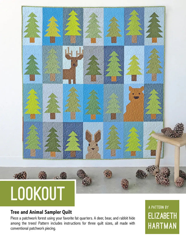 Quilt Pattern Lookout Forest Fat Quarter