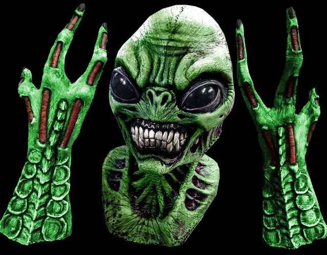Alpha Centauri Green Alien - Hands and Mask Set