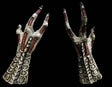 Grey Alien Gloves