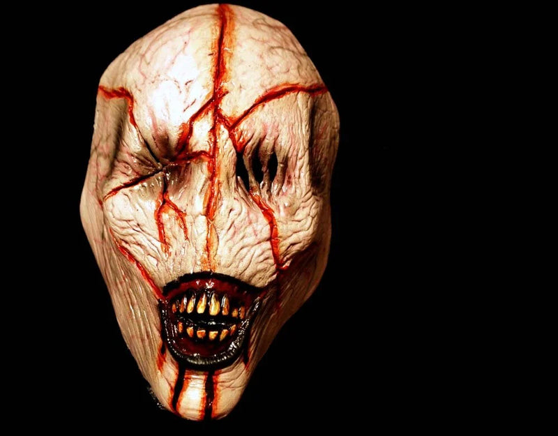 Asmodeus demon half mask for dark fantasy Halloween cosplay
