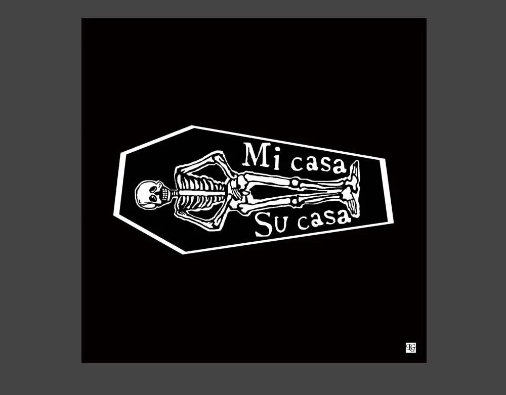 Mi casa Su Casa - Digital Art Print - Velvet Rag Paper