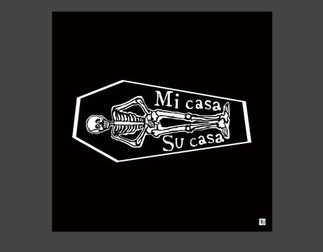 Mi casa Su Casa - Digital Art Print - Velvet Rag Paper