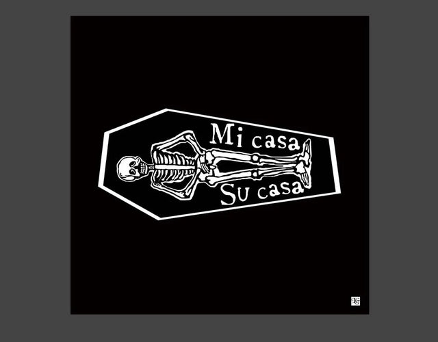 Mi casa Su Casa - Digital Art Print - Velvet Rag Paper
