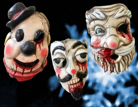 Nightmares of Christmas Mask Set (3) - Half Mask