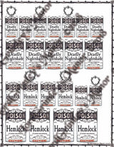 Dr. Mortimer Jones' Apothecary - Parasite Labels - Digital Download