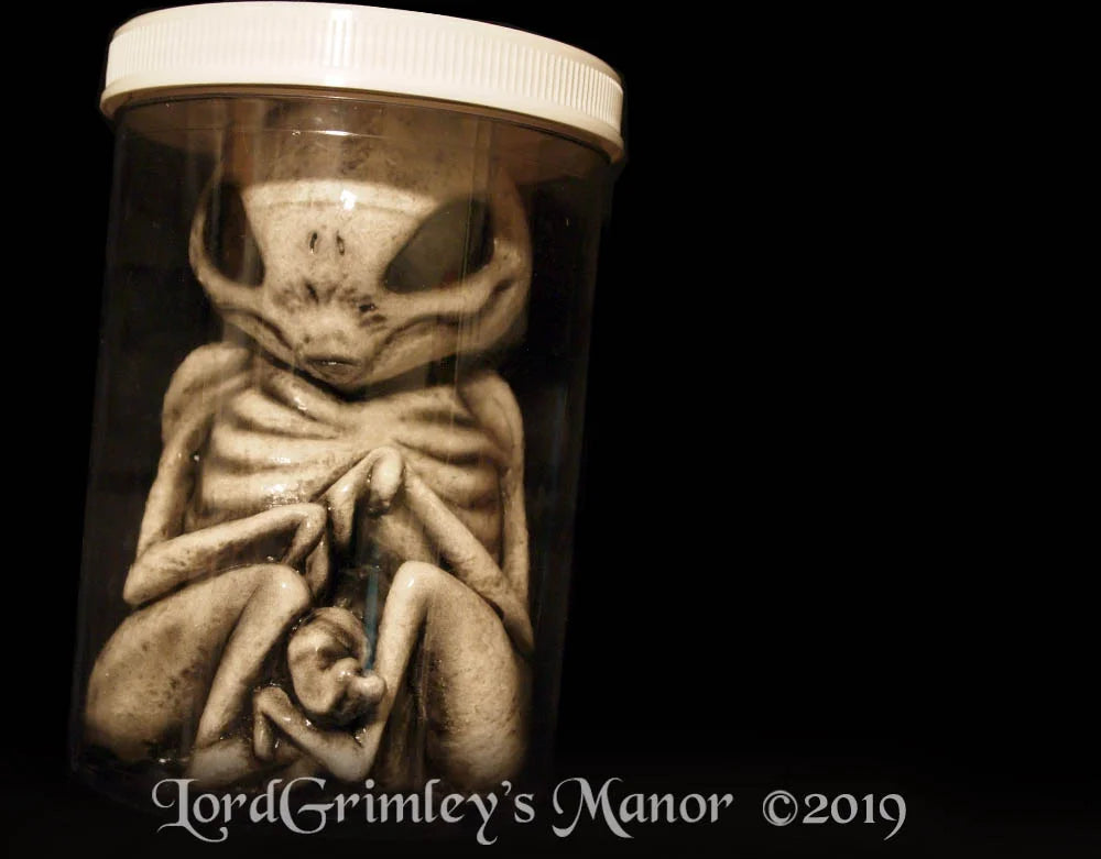 Area 51 Alien Embryo Jar - White Variant