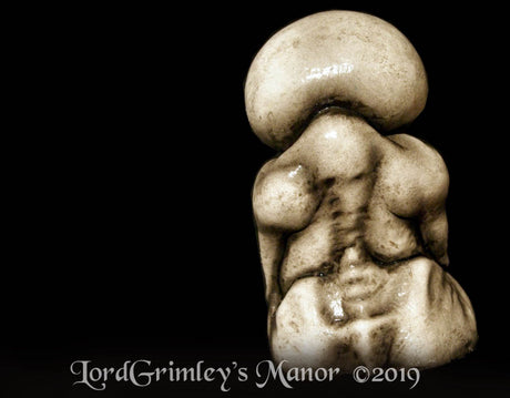 white Area 51 alien embryo jar sci-fi prop