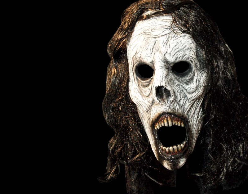 black costume mask for La Llorona horror cosplay
