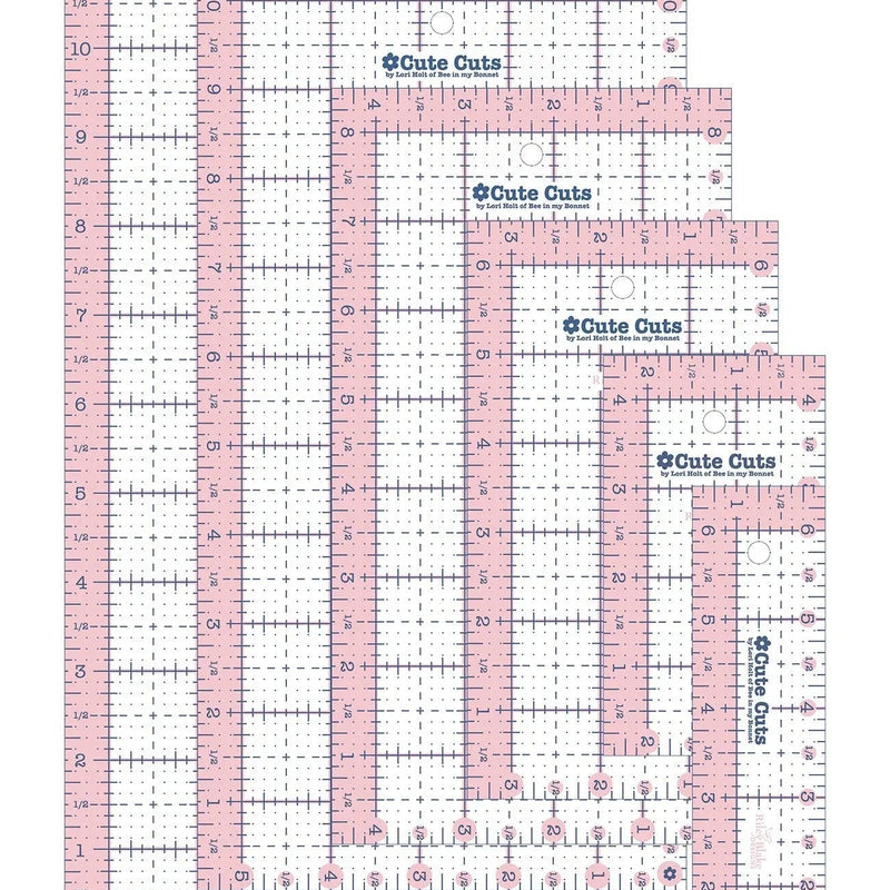 Quilting Ruler Plastic Lori Holt Rectangular Ruler Pack
