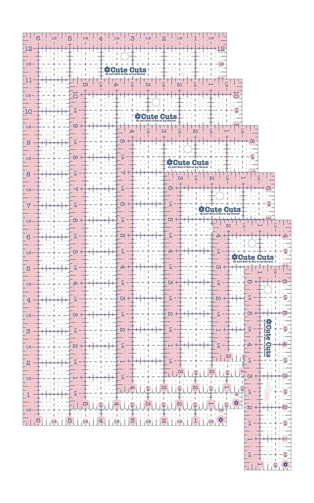 Quilting Ruler Plastic Lori Holt Rectangular Ruler Pack
