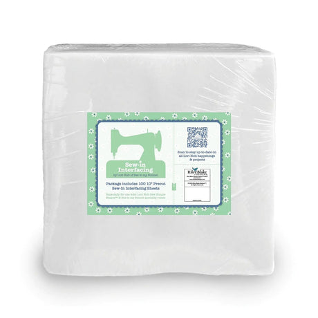 Polyester Sew-In Interfacing 10in Precut Squares
