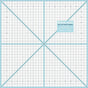 Quilting Template Plastic Trim-It Ruler 16-1/2in Square