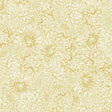 Quilting Cotton Lotus Garden Metallic Chrysanthemums Cream Timeless Treasures