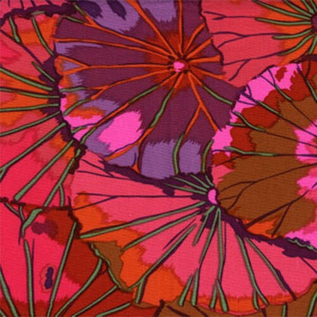 Quilting Cotton Lotus Leaf Wine Kaffe Fassett Collective