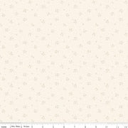 Cotton Print Fabric Love You Always Ditsy Cream 43/44"