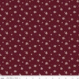 Cotton Print Love You Always Ditsy Maroon Fabric 43/44"