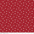Cotton Print Love You Always Ditsy Red Fabric