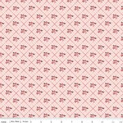 Cotton Print Fabric Pink Floral Plaid 43/44"
