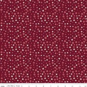 Cotton Print Burgundy XOs Fabric 43/44"