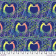 Cotton Print Love in the Trees Blue Fabric 44/45"