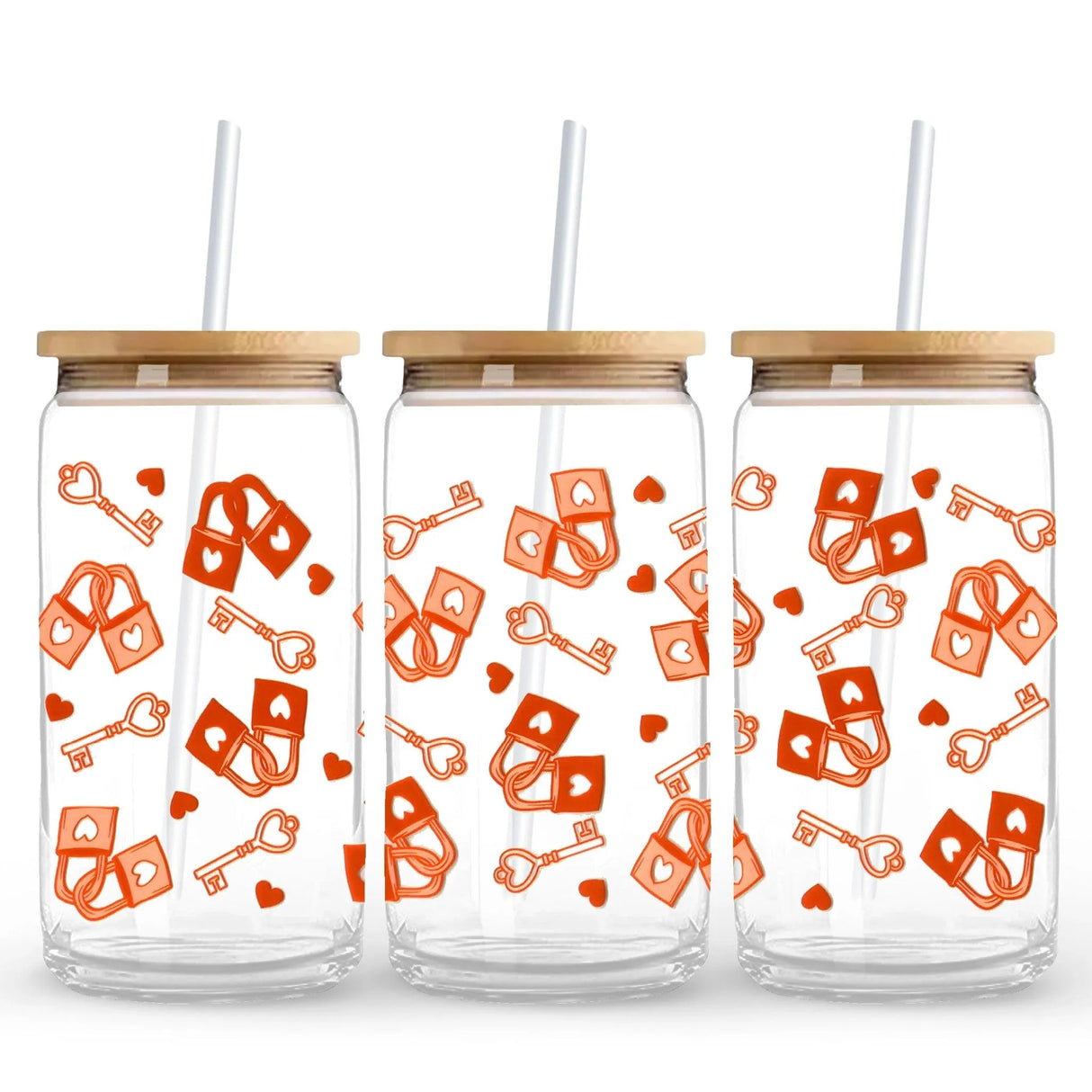 UV DTF Wrap - Love Locked (9.7" x4.3")