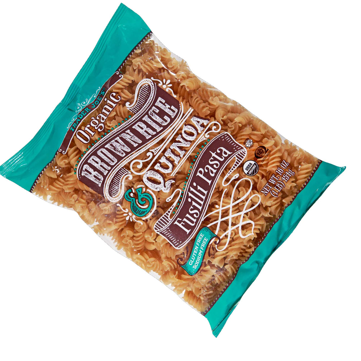 Organic Brown Rice & Quinoa Fusilli Pasta 16 oz