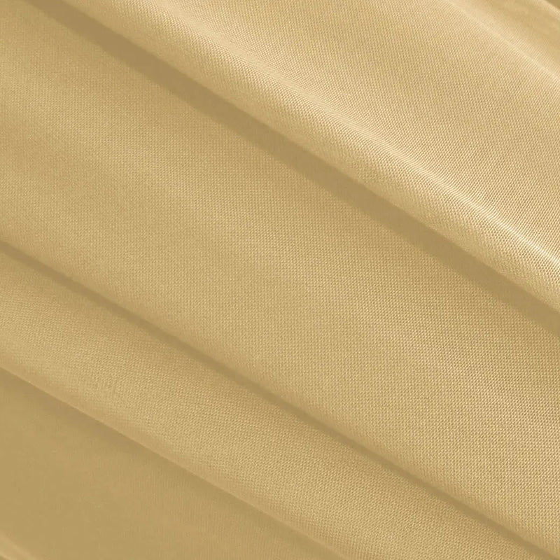 Light Beige Stretch Mesh Fabric