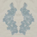 Beaded Floral Lace Applique