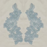 Beaded Floral Lace Applique