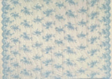 Corded Bridal Lace Fabric on Polyester Net Mesh