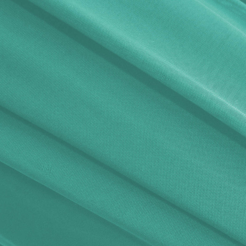 Light Turquoise Stretch Mesh Fabric