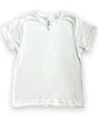 Lucky & Blessed Life 1322 Polyester Cotton Fabric - White, Youth Short Sleeve Tee (1 Piece)