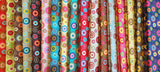 Quilting Cotton Lucky Medallion Christmas Plaid