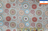 Quilting Cotton Lucky Medallion Christmas Plaid