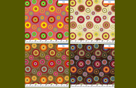 Quilting Cotton Lucky Medallion Christmas Plaid