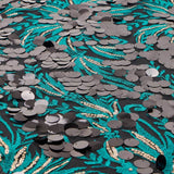 Embroidered Mesh Sequin Fabric