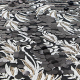Embroidered Mesh Sequin Fabric
