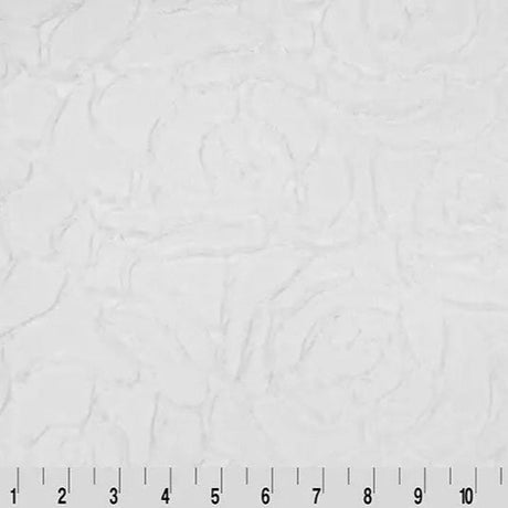 Luxe Cuddle Demi Rose Snow Fabric