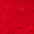 Minky Fabric Luxe Cuddle Hearts Scarlet