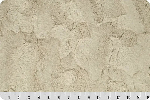 Luxe Cuddle Hide Champagne Fabric