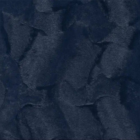 Luxe Cuddle Hide Navy Fabric per Yard
