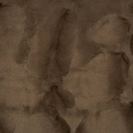 Polyester Cuddle Fabric Luxe Cuddle Hide Truffle