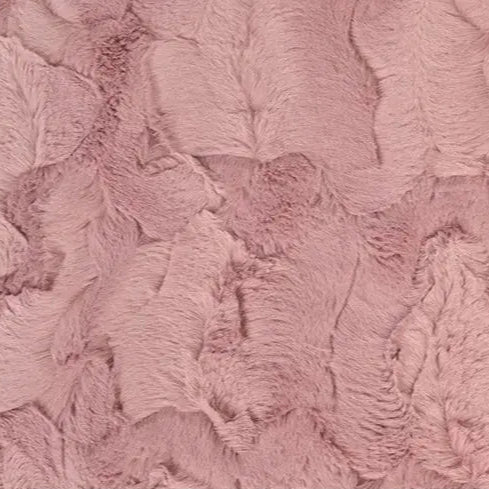Luxe Cuddle Hide Woodrose Fabric