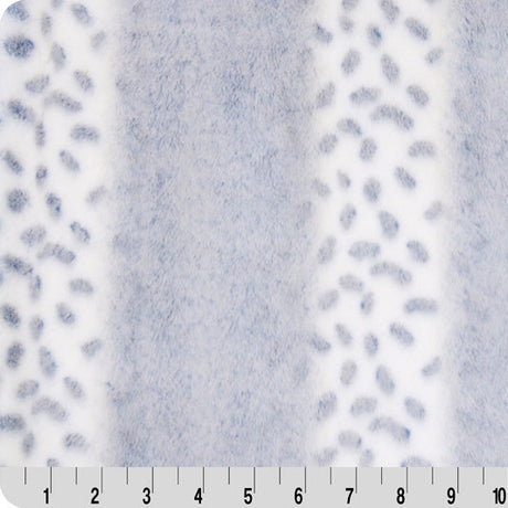 Navy Luxe Cuddle Alaskan Bunny Minky Fabric