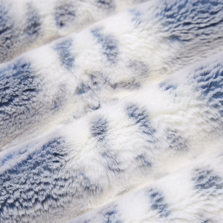 Navy Luxe Cuddle Alaskan Bunny Minky Fabric
