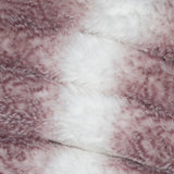 Luxe Cuddle Arctic Chinchilla Black Cherry Fabric