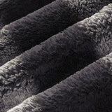 Black Luxe Cuddle Arctic Chinchilla Fabric 58/60
